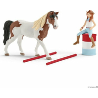 SCHLEICH Horse Club® 42441 Hannah a jazdecká sada na western