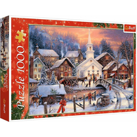 TREFL Puzzle Biele Vianoce 1000 dielikov