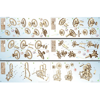 UGEARS 3D puzzle Dynamometer 48 dielikov