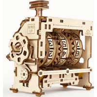 UGEARS 3D puzzle Počítadlo (pokladňa) 157 dielikov