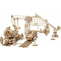 UGEARS 3D puzzle Železničný žeriav - manipulátor 354 dielikov