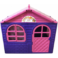 DOLONI Detský záhradný domček fialovo-ružový