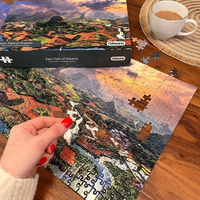 GIBSONS Panoramatické puzzle Impozantná krajina 636 dielikov