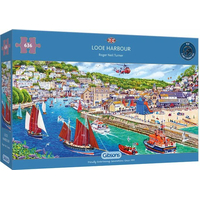 GIBSONS Panoramatické puzzle Prístav Looe, Cornwall 636 dielikov