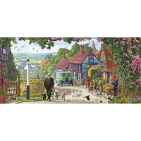 GIBSONS Panoramatické puzzle Ranná prechádzka 636 dielikov