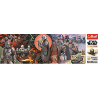 TREFL Panoramatické puzzle The Mandalorian: Dobrodružstvo 1000 dielikov