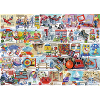 GIBSONS Puzzle Abeceda hier a hračiek 1000 dielikov