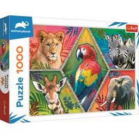 TREFL Puzzle Animal Planet: Exotické zvieratá 1000 dielikov