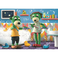 Puzzle Dobrú noc, Treflíci: Večerné rituály 4v1 (35,48,54,70 dielikov)