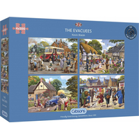 GIBSONS Puzzle Evakuovanie 4x500 dielikov