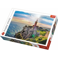 TREFL Puzzle Maják Melagavi, Grécko 1000 dielikov