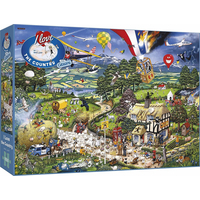 GIBSONS Puzzle Milujem vidiek 1000 dielikov