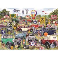 GIBSONS Puzzle Motoring Memorabilia Rally 1000 dielikov