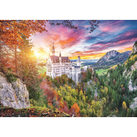 TREFL Puzzle Pohľad na zámok Neuschwanstein, Nemecko 500 dielikov