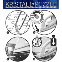 MIC Puzzle s drahokamami Swarovski Víli les 1000 dielikov