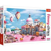 TREFL Puzzle Legrační mestá: Sladké Benátky 1000 dielikov