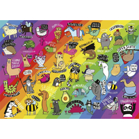 GIBSONS Puzzle Slovná asociácia 500 dielikov