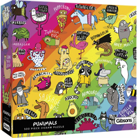 GIBSONS Puzzle Slovná asociácia 500 dielikov