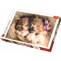 TREFL Puzzle Spiace mačiatka 500 dielikov