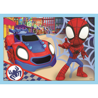 TREFL Puzzle Spidey a jeho úžasní priatelia 4v1 (12,15,20,24 dielikov)