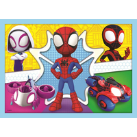 TREFL Puzzle Spidey a jeho úžasní priatelia 4v1 (12,15,20,24 dielikov)