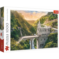 TREFL Puzzle Svätyne Las Lajas, Kolumbia 1000 dielikov