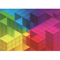 TREFL Puzzle UFT Color Splash: Kockový gradient 1000 dielikov