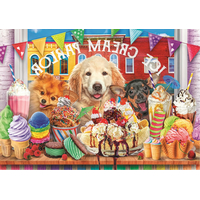 TREFL Puzzle UFT Cuteness Overload: Psíci pred cukrárňou 1000 dielikov
