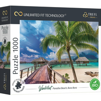 TREFL Puzzle UFT Wanderlust: Paradajková pláž na Bora-Bora 1000 dielikov
