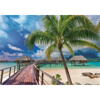 TREFL Puzzle UFT Wanderlust: Paradajková pláž na Bora-Bora 1000 dielikov