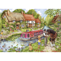 GIBSONS Puzzle Unášanie po prúde XXL 100 dielikov