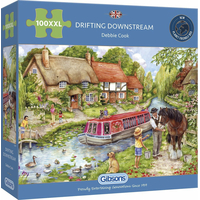 GIBSONS Puzzle Unášanie po prúde XXL 100 dielikov