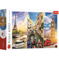 TREFL Puzzle Výlet po Európe 4000 dielikov