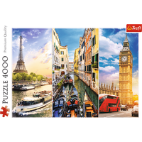 TREFL Puzzle Výlet po Európe 4000 dielikov