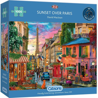 GIBSONS Puzzle Západ slnka nad Parížom 1000 dielikov