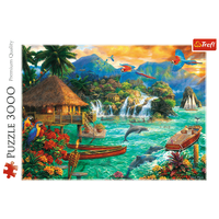 TREFL Puzzle Život na ostrove 3000 dielikov