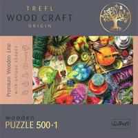 TREFL Wood Craft Origin puzzle Farebné koktaily 501 dielikov