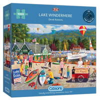GIBSONS Puzzle Jazero Windemere, Anglicko 1000 dielikov