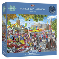 GIBSONS Puzzle Trhy, Norwich 1000 dielikov