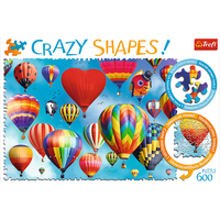 TREFL Crazy Shapes puzzle Farebné balóny 600 dielikov