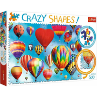 TREFL Crazy Shapes puzzle Farebné balóny 600 dielikov