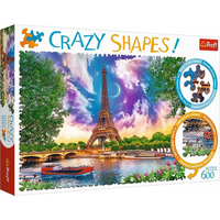 TREFL Crazy Shapes puzzle Obloha nad Parížom 600 dielikov