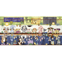 GIBSONS Panoramatické puzzle Fidova kaviareň 636 dielikov