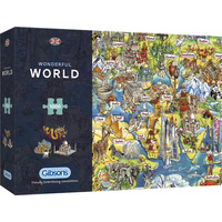 GIBSONS Puzzle Báječný svet 1000 dielikov