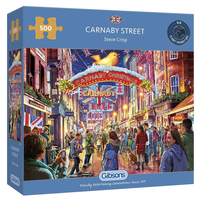 GIBSONS Puzzle Carnaby Street, Londýn 500 dielikov