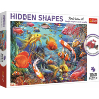 TREFL Puzzle Hidden Shapes: Podmorský život 1060 dielikov