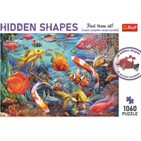 TREFL Puzzle Hidden Shapes: Podmorský život 1060 dielikov