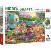 TREFL Puzzle Hidden Shapes: Výlet obytným autom 1003 dielikov
