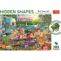 TREFL Puzzle Hidden Shapes: Výlet obytným autom 1003 dielikov