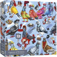 GIBSONS Puzzle Holuby z Británie 1000 dielikov